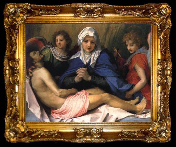 framed  Andrea del Sarto Lamentation of Christ, ta009-2